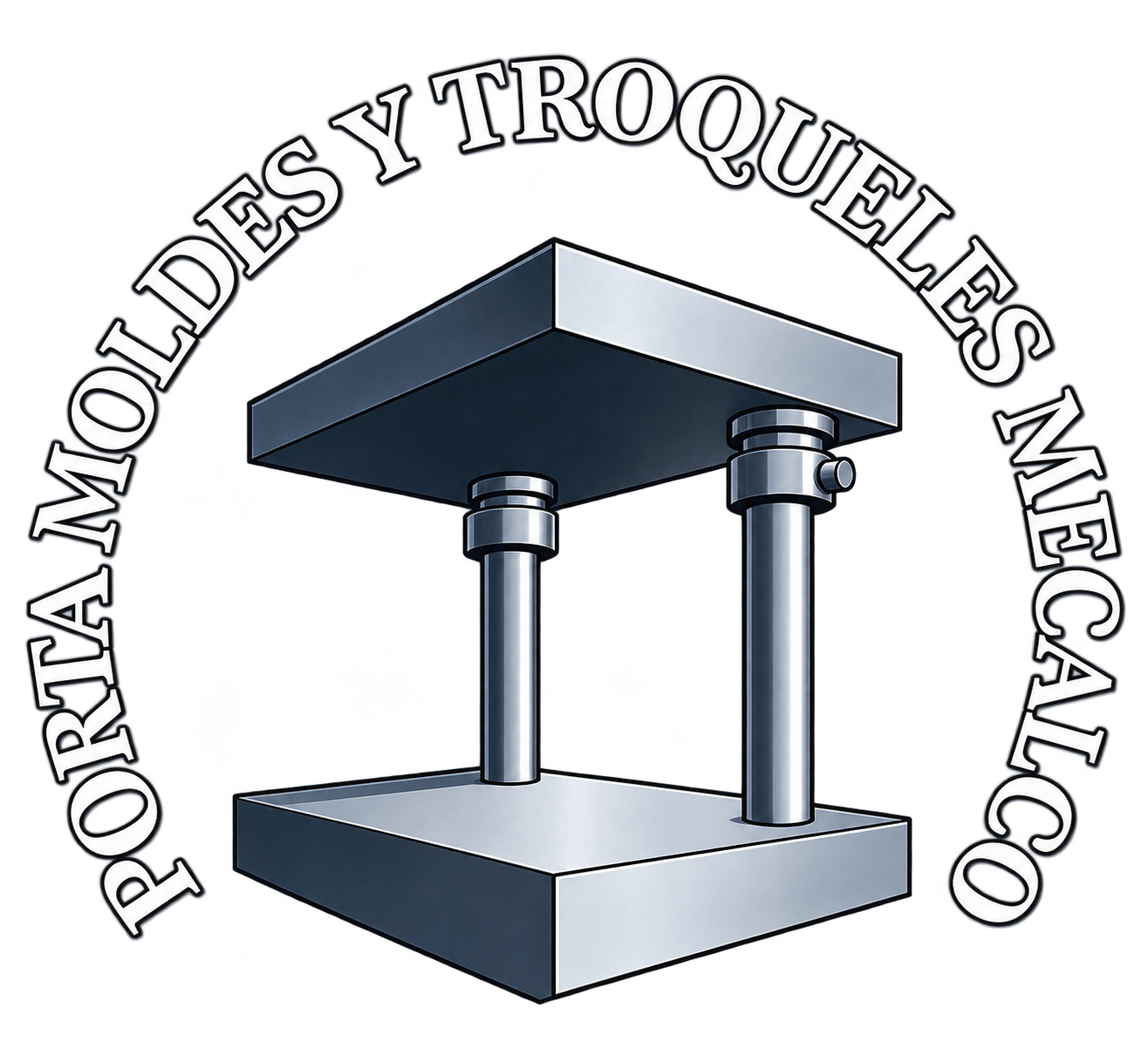 Logotipo Porta Moldes y Troqueles Mecalco